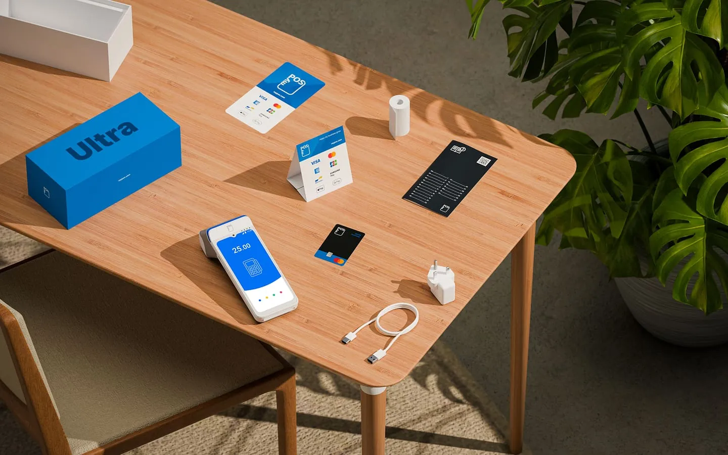 Everything included with the myPOS Ultra